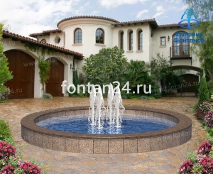 Фонтан для города "Мелодия малая" ø=4,5 м