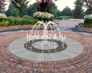 Пешеходный фонтанный комплект "Талисман" ø=3 м Пешеходный фонтанный комплект "Талисман" ø=3 м
