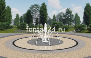 Фонтан для парка "Дуэт средний" ø=3 м
