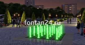 Фонтан для парка "Кубик-Рубик средний"  4x4 м