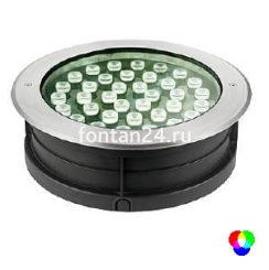 Встраиваемый LED-прожектор 36-диодный 12/24VDC IP67, Д=320 мм RGB Встраиваемый LED-прожектор 36-диодный 12/24VDC IP67, Д=320 мм RGB