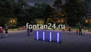 Пешеходный фонтанный комплект "Вектор" 4x1 м Пешеходный фонтанный комплект "Вектор" 4x1 м