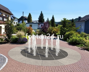 Пешеходный фонтанный комплект "Колесо Фортуны плюс" ø=4 м Пешеходный фонтанный комплект "Колесо Фортуны плюс" ø=4 м