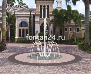 Пешеходный фонтанный комплект "Гармония" ø=3 м Пешеходный фонтанный комплект "Гармония" ø=3 м