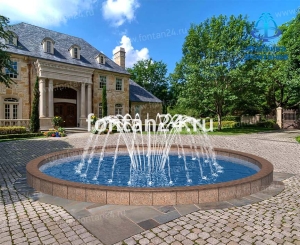 Уличный фонтан "Живой цветок" ø=7 м